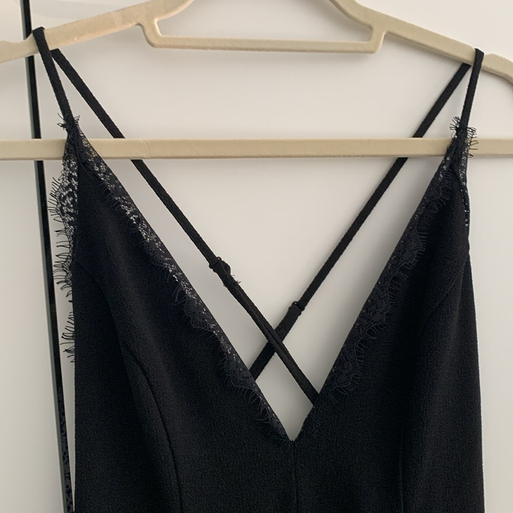 Leith Black Lace Jumpsuit Size XS - Picture 3 of 6